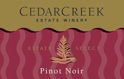 Cedar Creek Estate Select Pinot Noir 2006 Label - BC Pinot Noir Tasting Review 1
