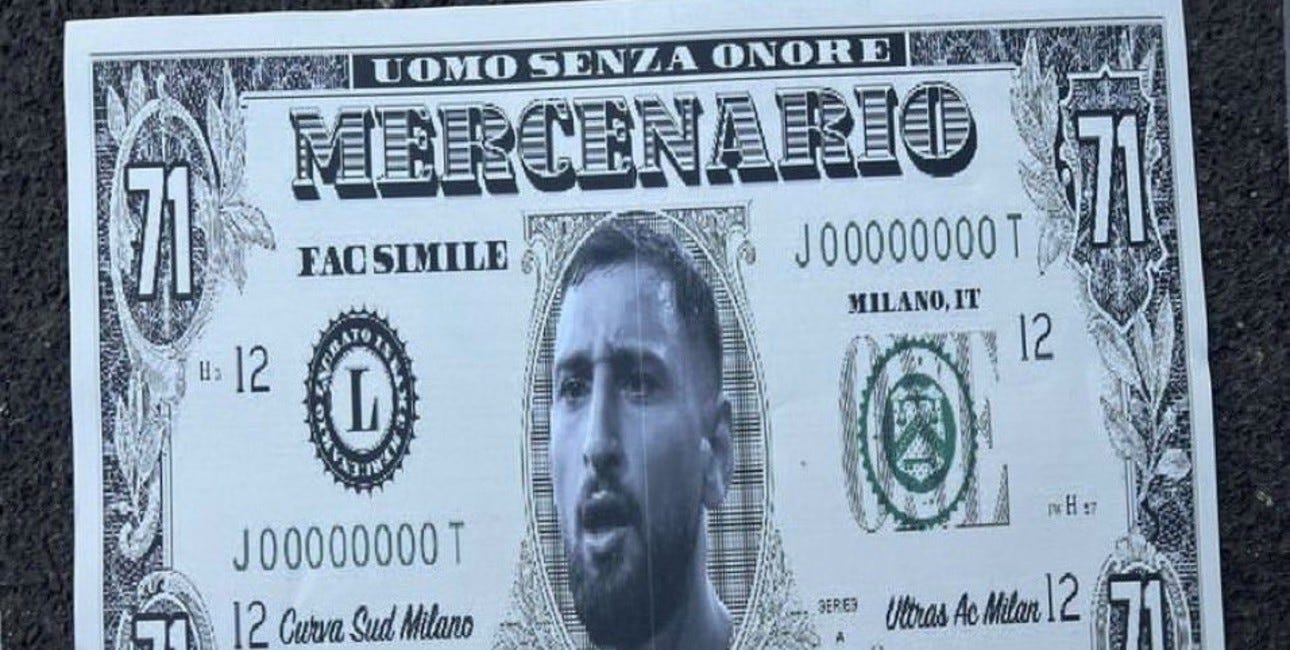 Dollarumma": el hostil recibimiento de los hinchas del Milan para el  arquero del PSG :: Olé Ecuador