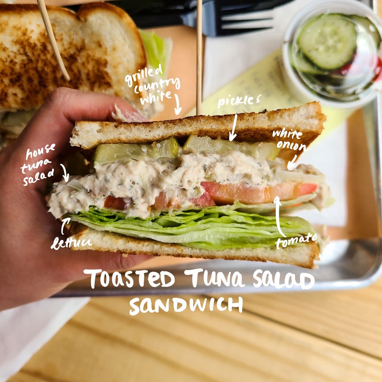 Toasted Tuna Salad Sandwich