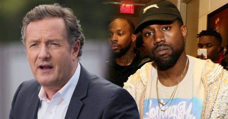 piers morgan talks kanye west fame addiction 2016 gossip