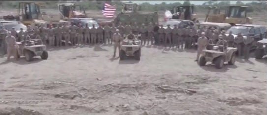 Texas Military Forces maintain control of a Rio Grande Island once used by Mexican Cartels as a smuggling and gunrunning base. Texas Military Forces maintain control of a Rio Grande Island once used by Mexican Cartels as a smuggling and gunrunning base.