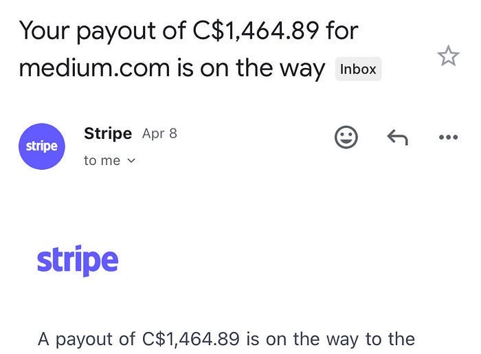 My pay after currency conversion.