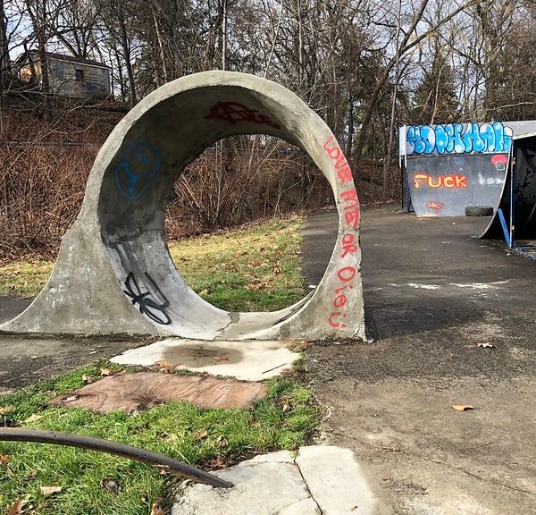 Sheraden skate park on Tuxedo Street.