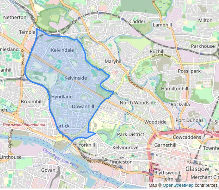 Glasgow, Partick E/Kelvindale