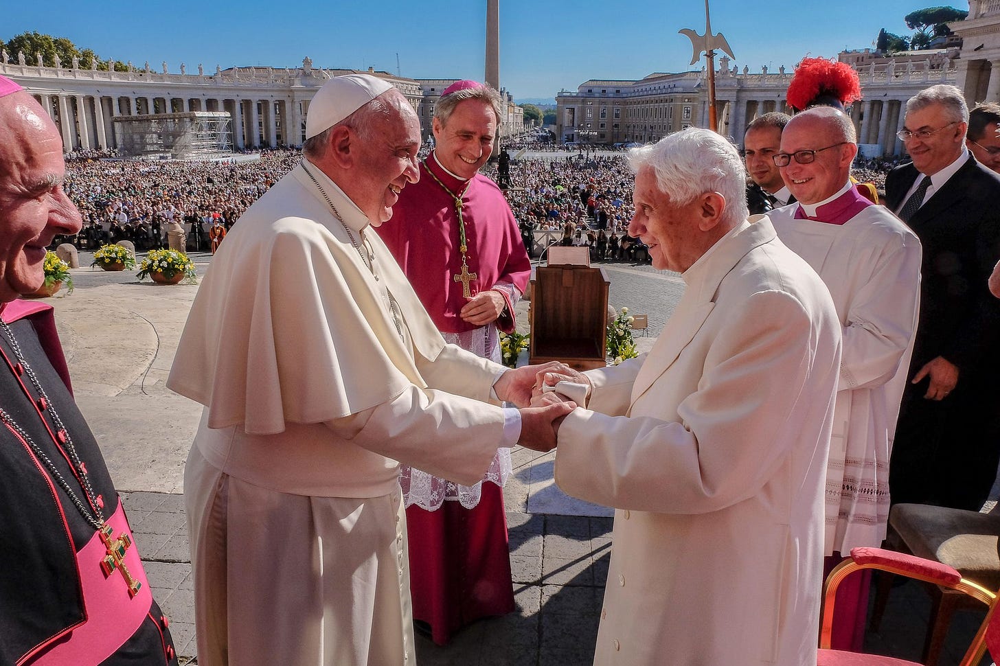 Pope Benedict’s most important legacy is Francis
