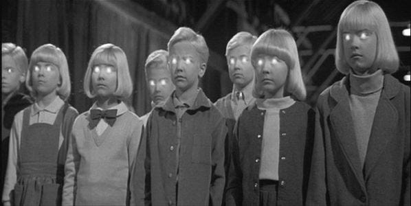 A group of children with glowing eyes

AI-generated content may be incorrect.
