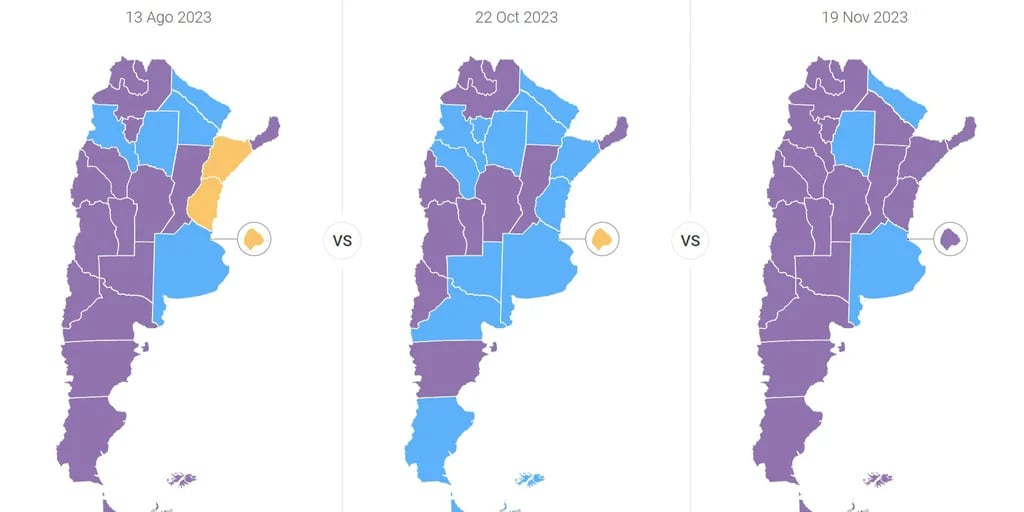 Cómo quedó el mapa político de Argentina tras el categórico triunfo de  Javier Milei en el balotaje - Infobae