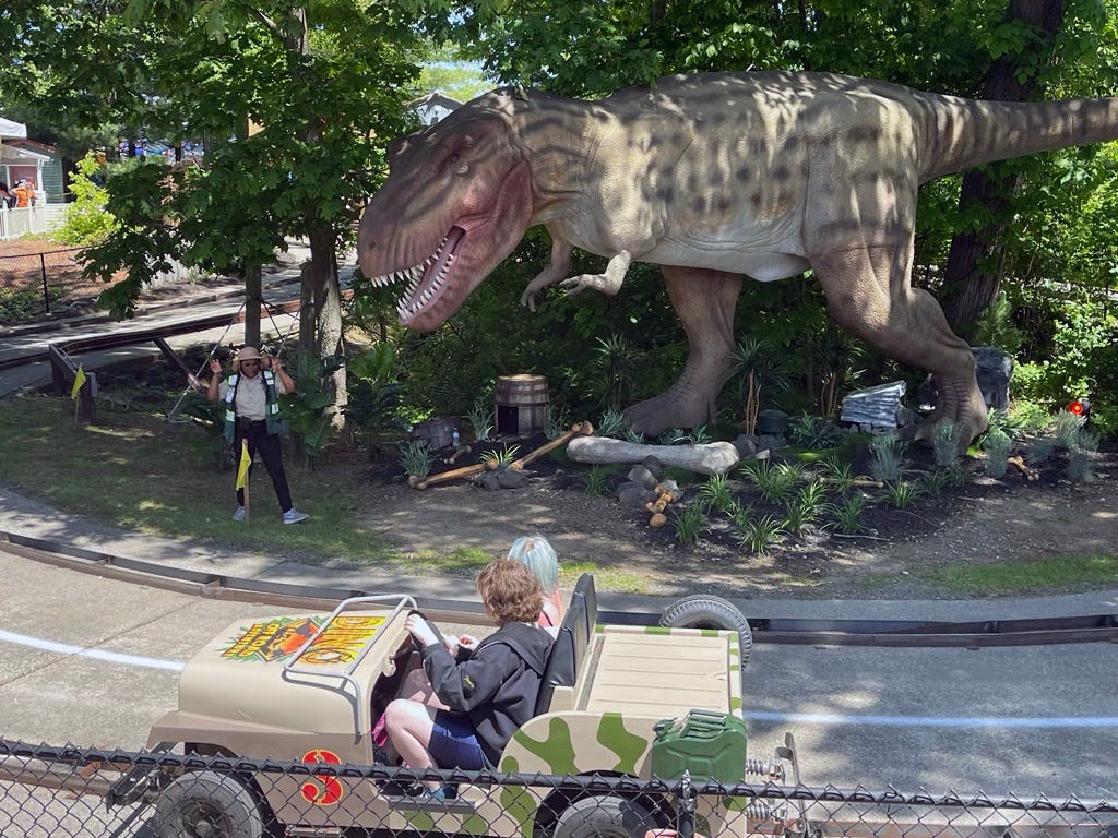 Six Flags New England Dino Off Road Adventure