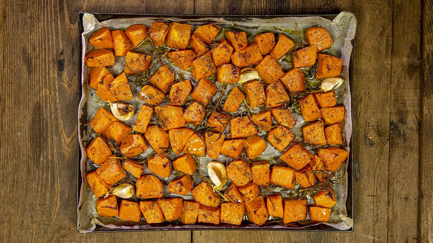 Zucca al forno