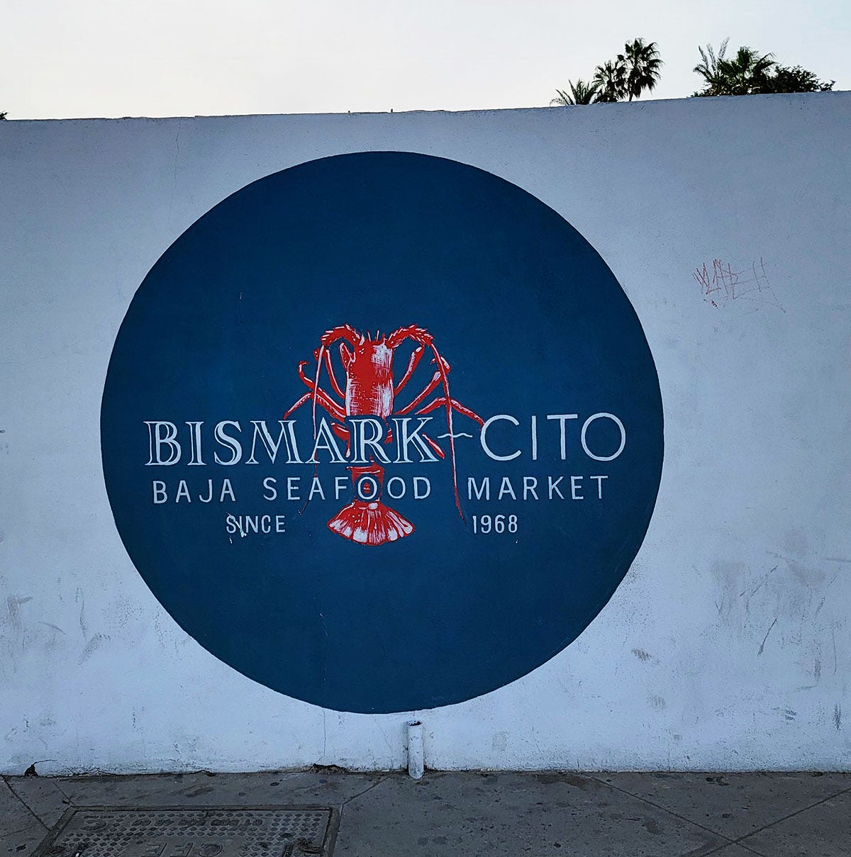 The sign for Bismarckito in La Paz. 