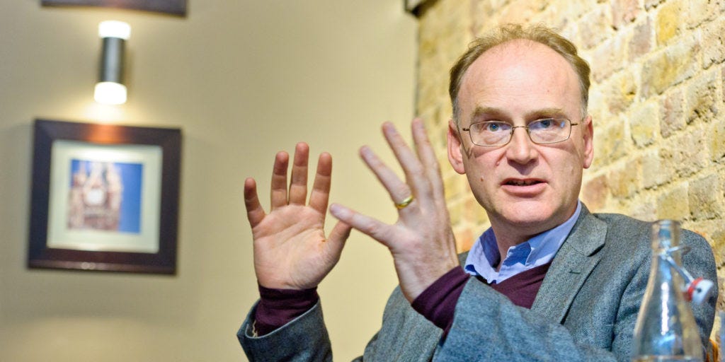 Matt Ridley is seen at St Pancras on Friday, April 13th 2012 in London. The scientist and author was interviewed for MigrosMagazin. (Fiona Hanson/AP)