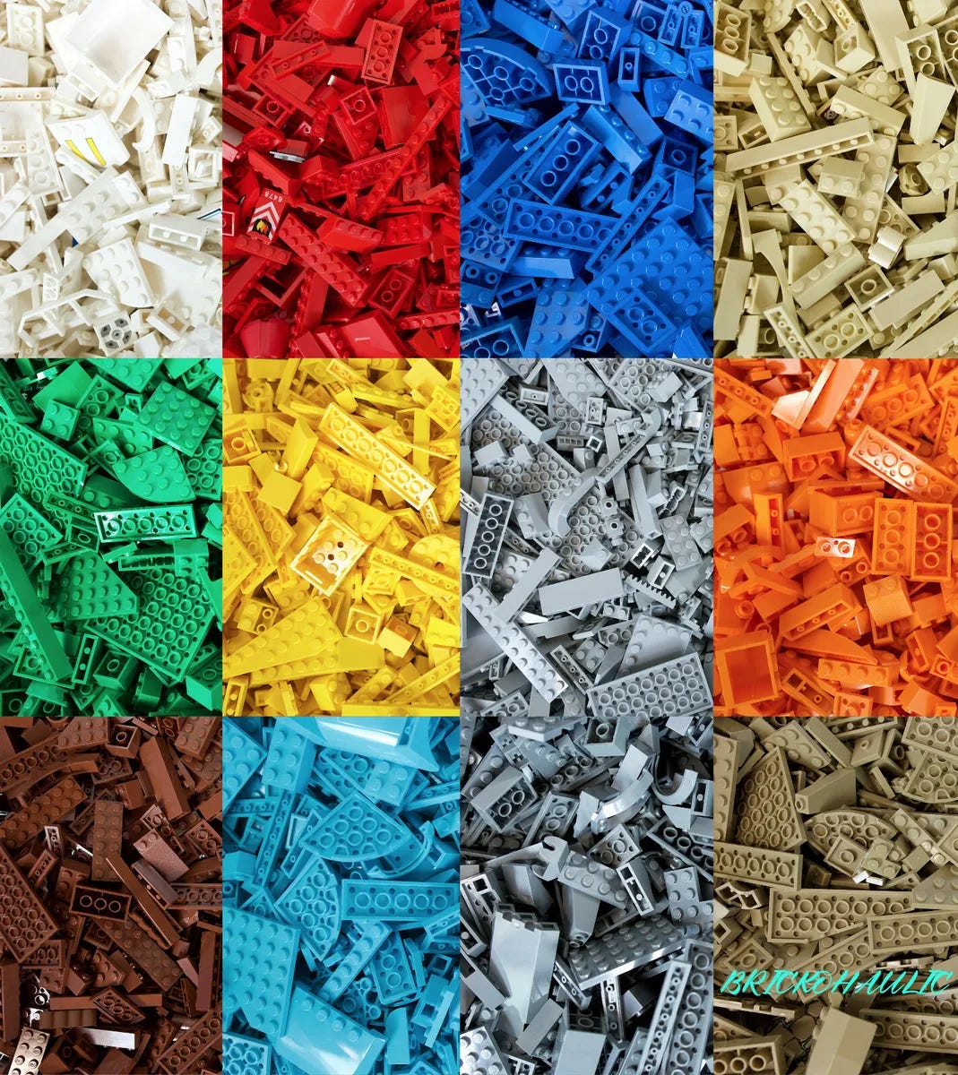 LEGO SORTED BRICKS PIECES FROM BULK LOT RANDOM SELECTION! CHOICE OF COLORS  &amp; QTY | eBay