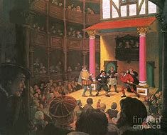 Image result for elizabethan england the globe theatre 1600s