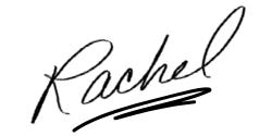 Rachel Signature
