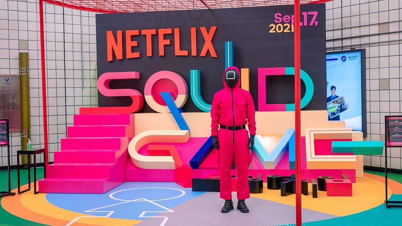 Netflix Banks On Its Squid Game IP With A Pop-Up Installation In Seoul -  Jing Culture & Crypto