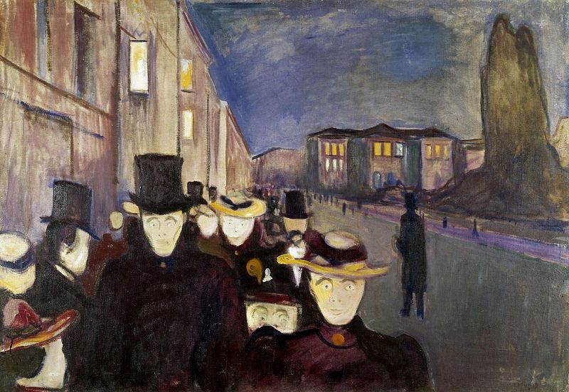 File:Evening on Karl Johan Street.jpg