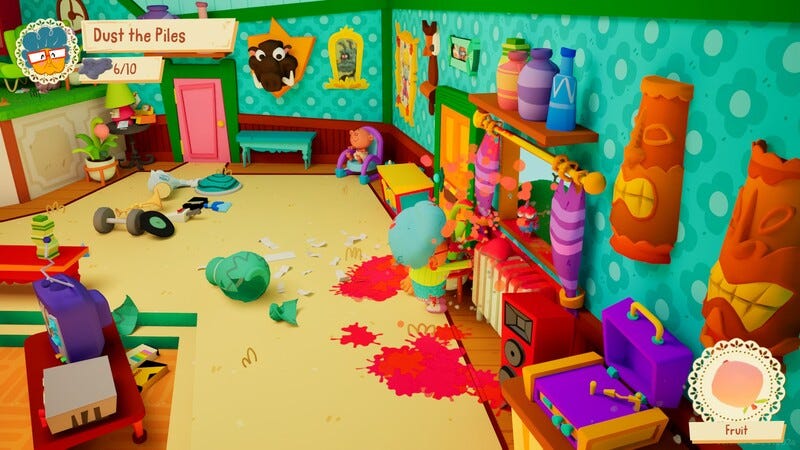 Grandma, No! Dust the Piles!