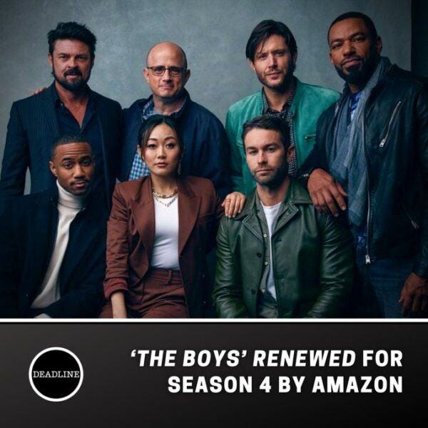 The Boys gets renewed for season 4 on amazon jensen ackles mttg