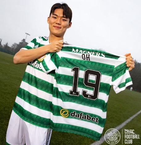 This is the moment I have dreamed of' Oh Hyeon-gyu says on arrival in Celtic