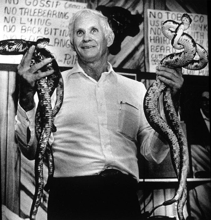 Snake Handling: Seeking God Amongst the Serpents