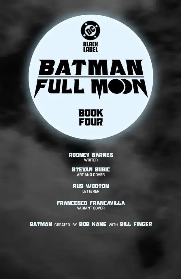 DC Preview: Batman: Full Moon #4