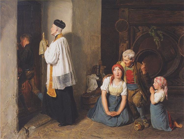 Extreme Unction, 1846 - Ferdinand Georg Waldmüller - WikiArt.org