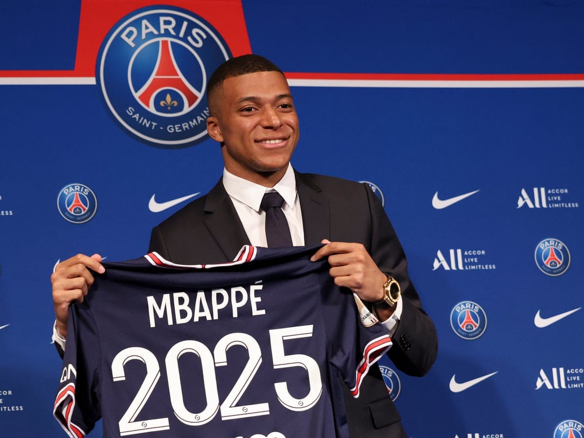 Kylian Mbappé denies signing PSG deal to gain power over club decisions | Kylian  Mbappé | The Guardian