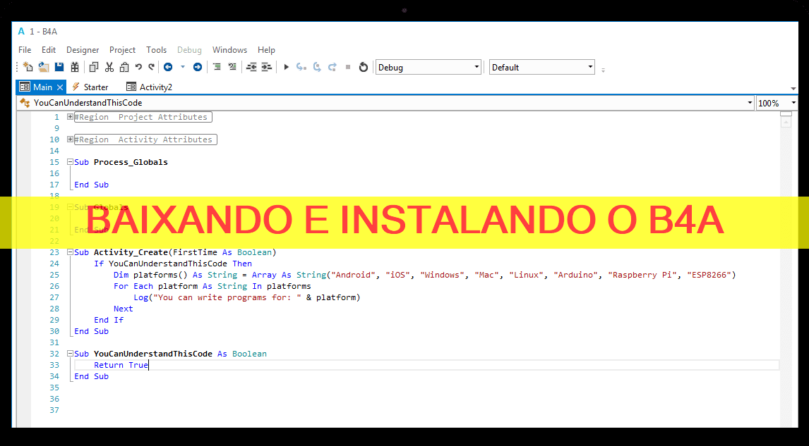 Como baixar e instalar o B4A - IDE gratuita para criação de apps Android