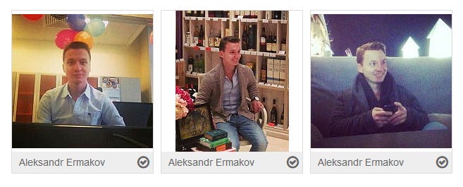 Photos of Alexander Ermakov