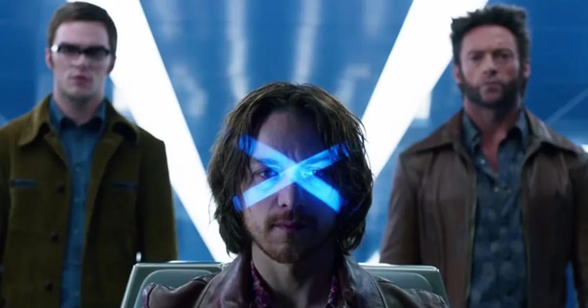 Days of Future Past Young Charles Xavier Wolverine Beast