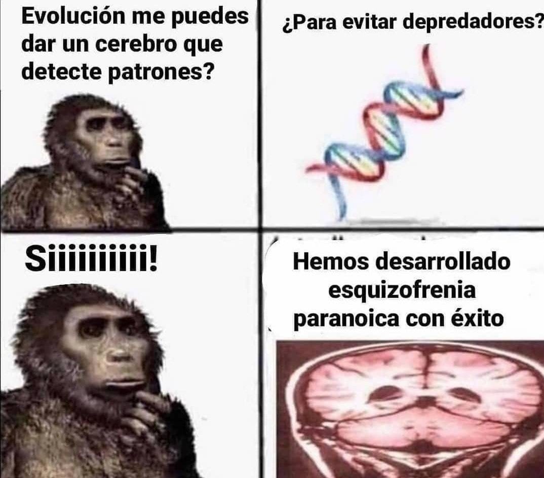 Muchas gracias Evolución - Meme subido por RIKOPO :) Memedroid