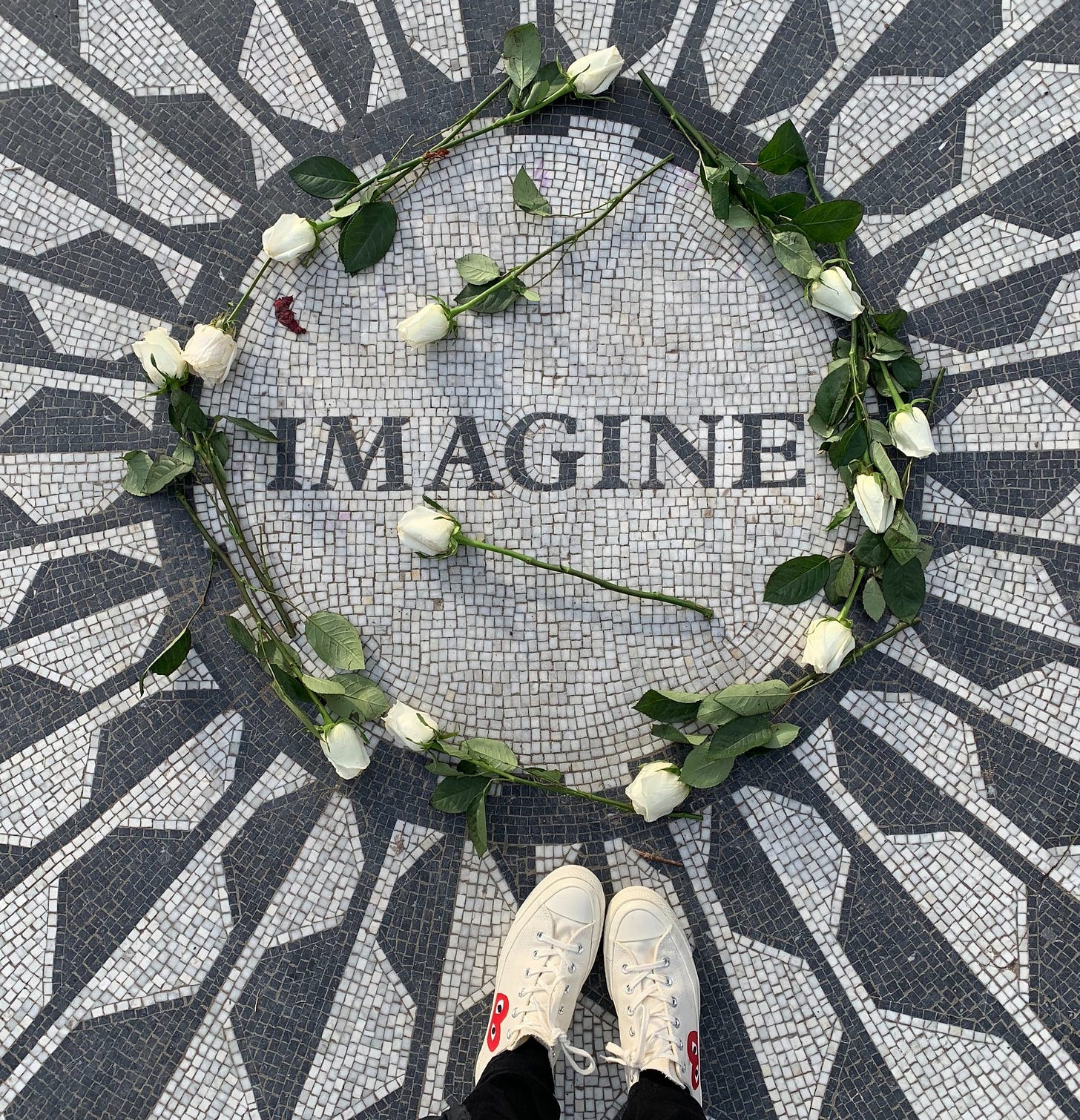 John Lennon Imagine Mosaic Central Park