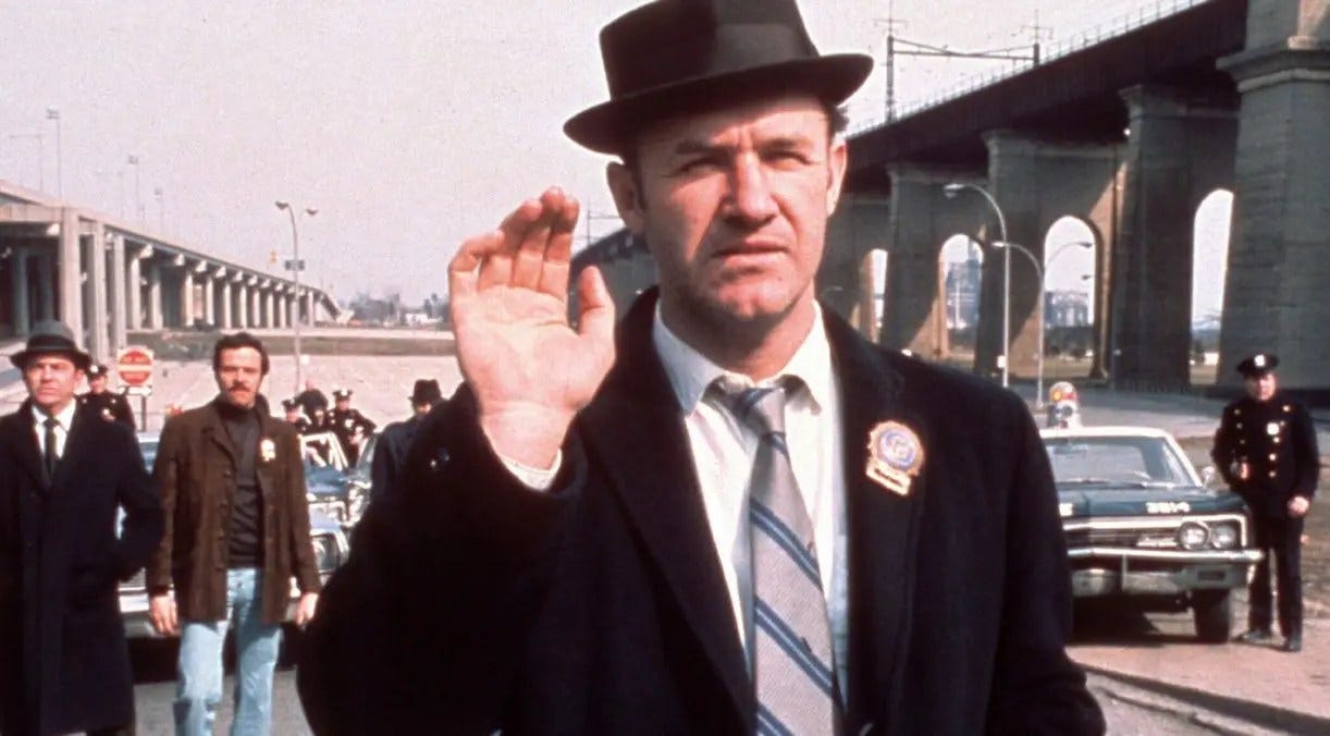 The French Connection Turns 50; How Gene Hackman Almost Wasn't Cast - The  TV Answer Man!