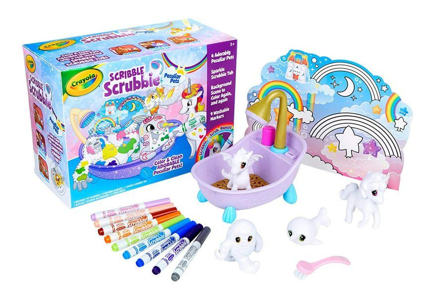 Crayola Scribble Scrubbie Peculiar Pets 2019 hottest holiday kids toys arts crafts gifts