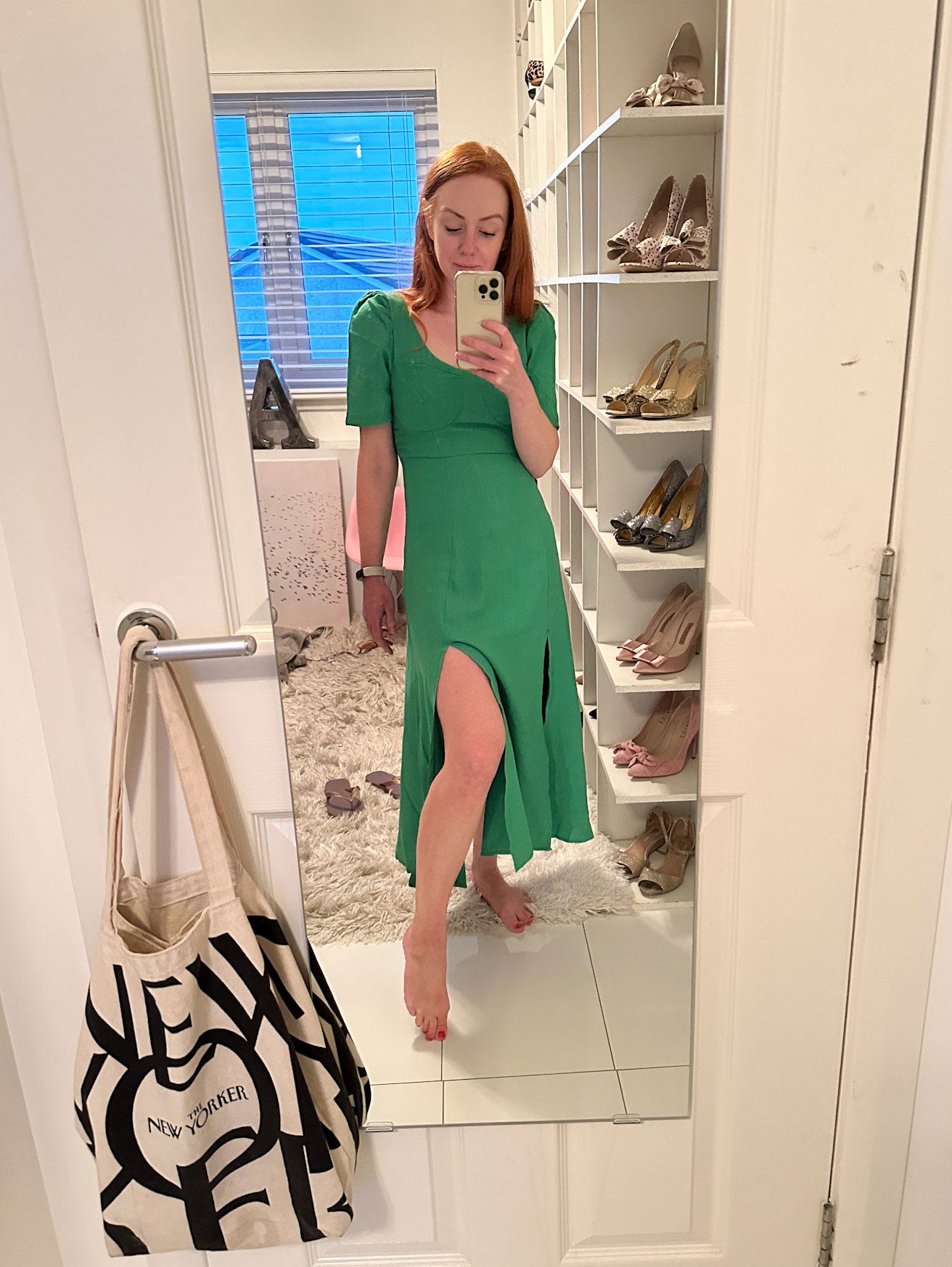 green vinted dress