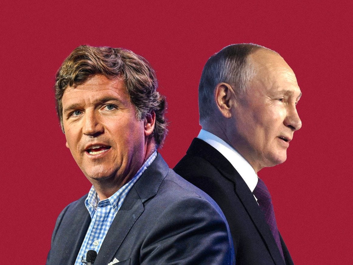 Tucker Carlson confirms he's interviewing Vladimir Putin – POLITICO