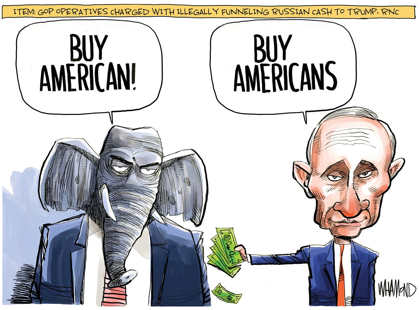 Putin influences Republican policies with donations through Russian oligarchs