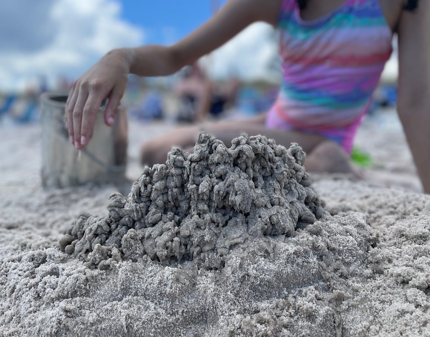 Wet sand beach