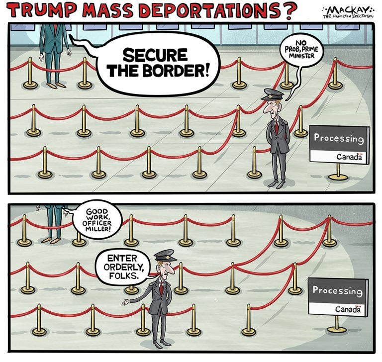 Canada faces an impending migration crisis as U.S. deportation policies under Trump threaten to drive undocumented migrants north, testing Canada's strained asylum system and its commitment to humanitarian values.