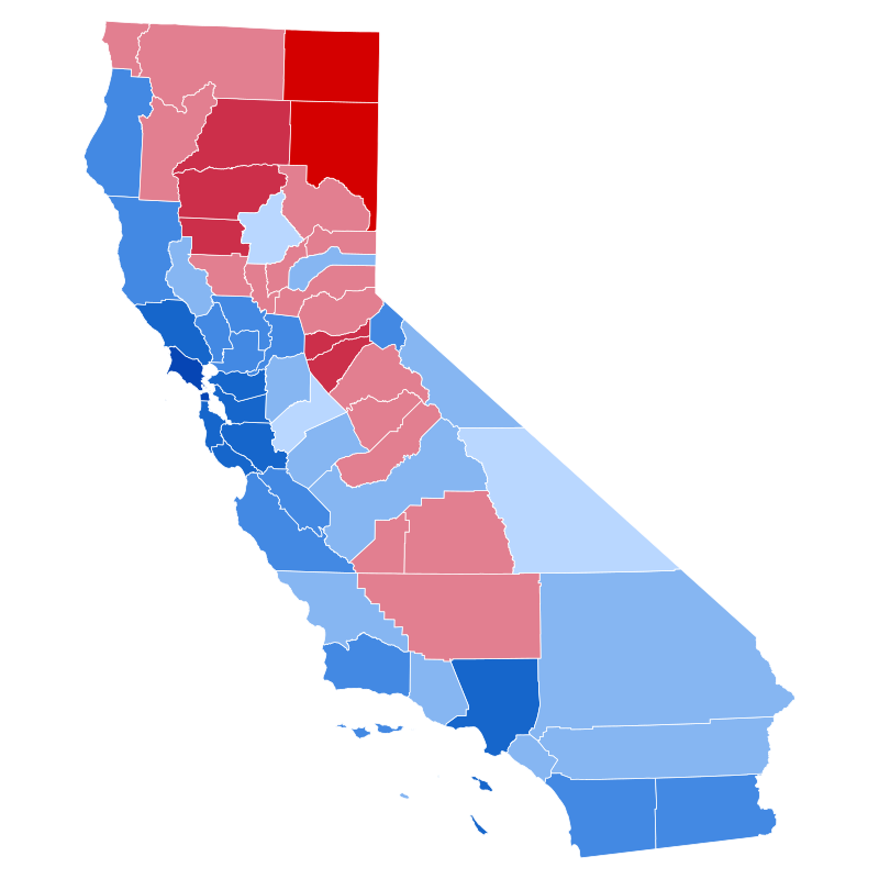 California Presidential Election Results 2020.svg