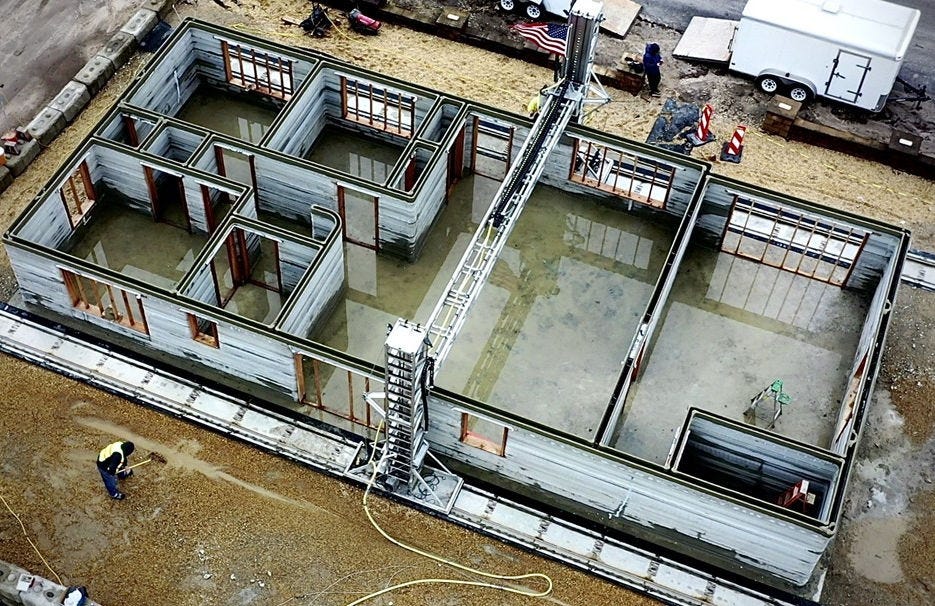 SQ4D’s 3D Printed Home. Photo via SQ4D.