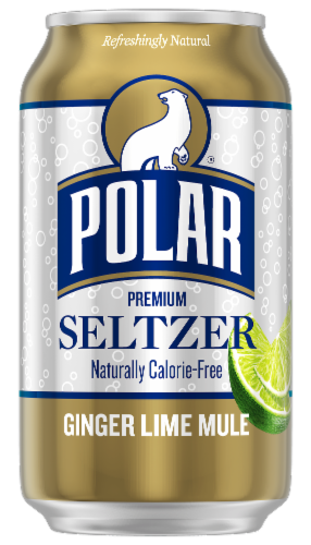 Polar® Ginger Lime Mule Flavored Seltzer Water Cans, 12 pk / 12 fl oz -  Kroger