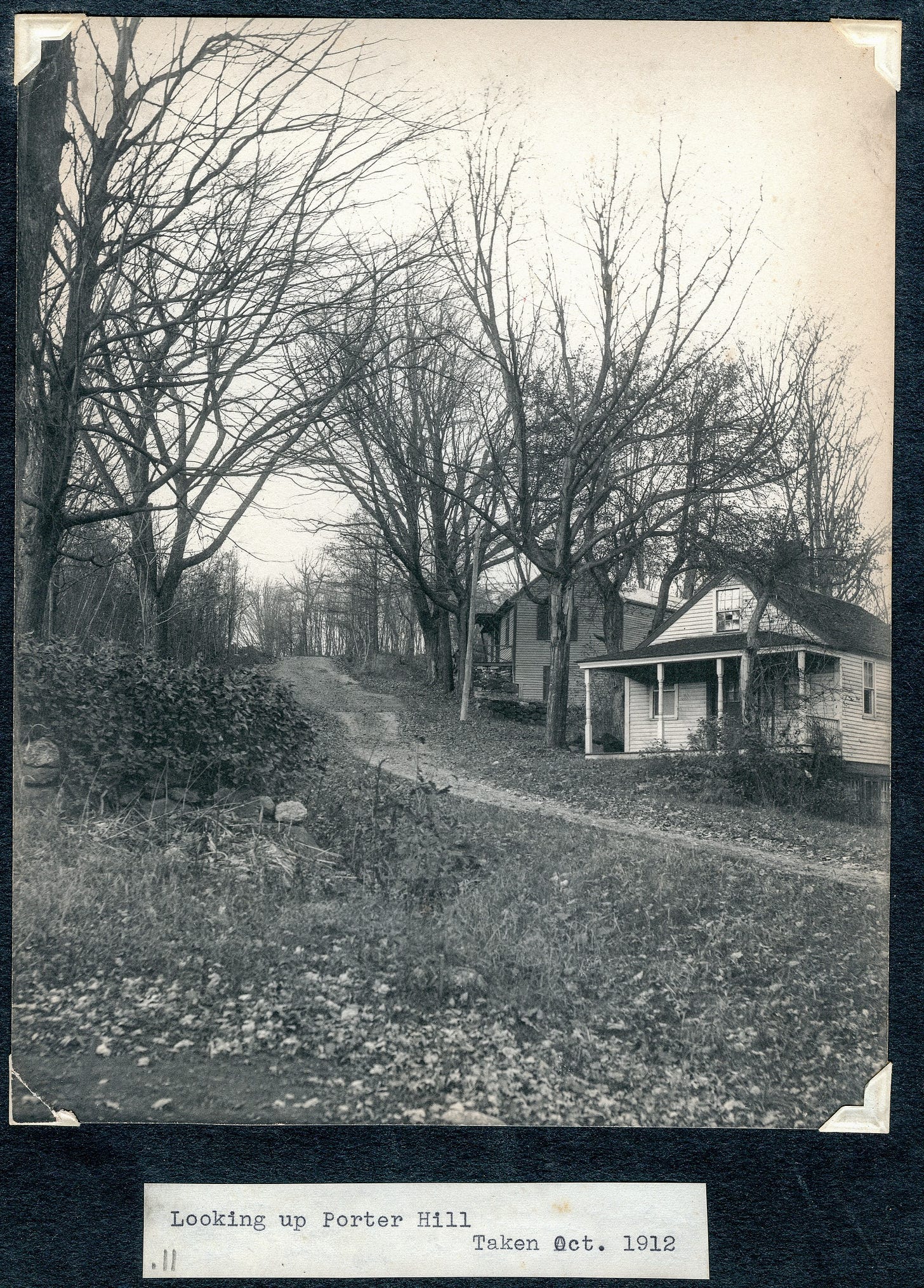 Porter Hill road 1912