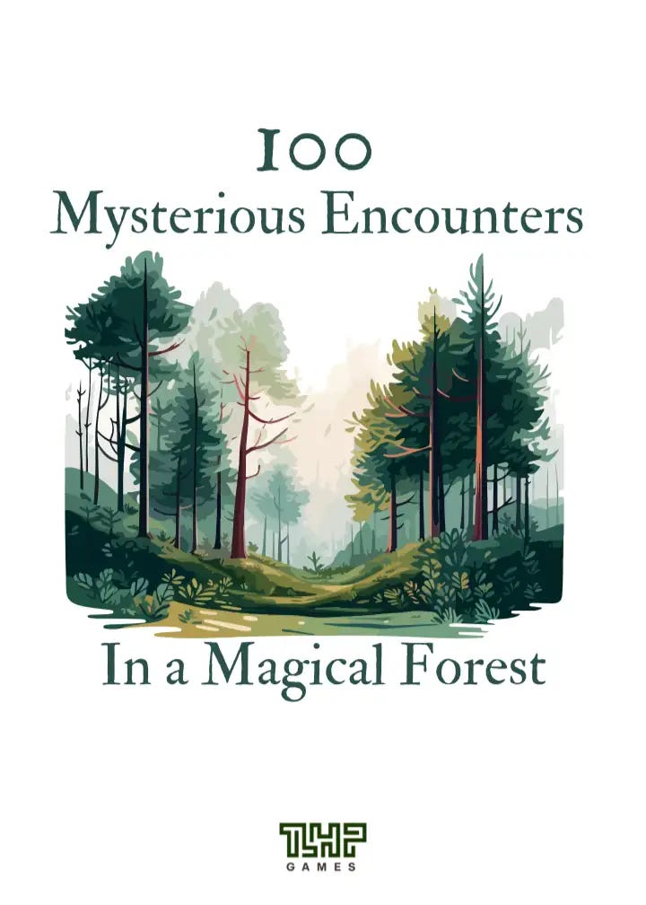 100 Mysterious Encounters in a Magical Forest