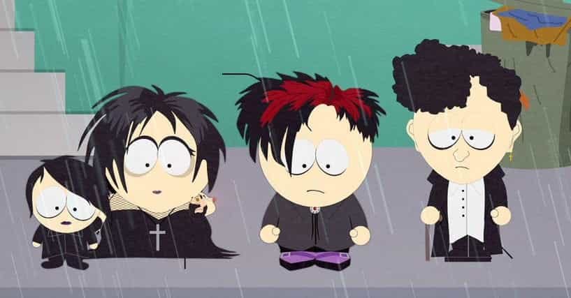The 10 Best Goth Kids Episodes From 'South Park'