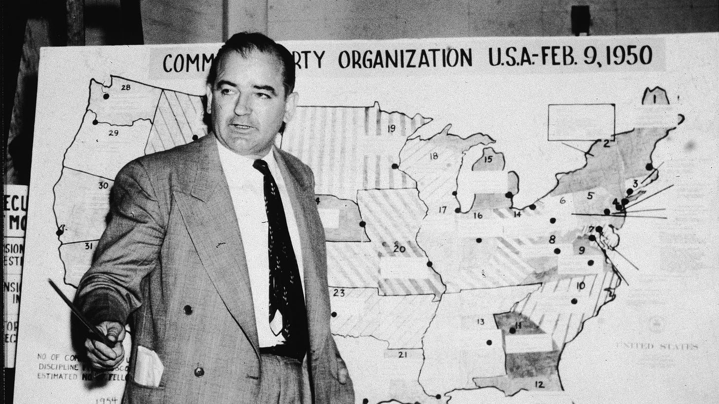 The Red Scare: How Joseph McCarthy's Anti-Communist Hysteria Left a Mark on  the U.S. | Teen Vogue