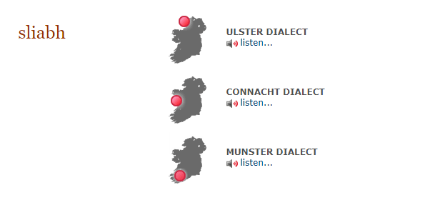 Sliabh Irish