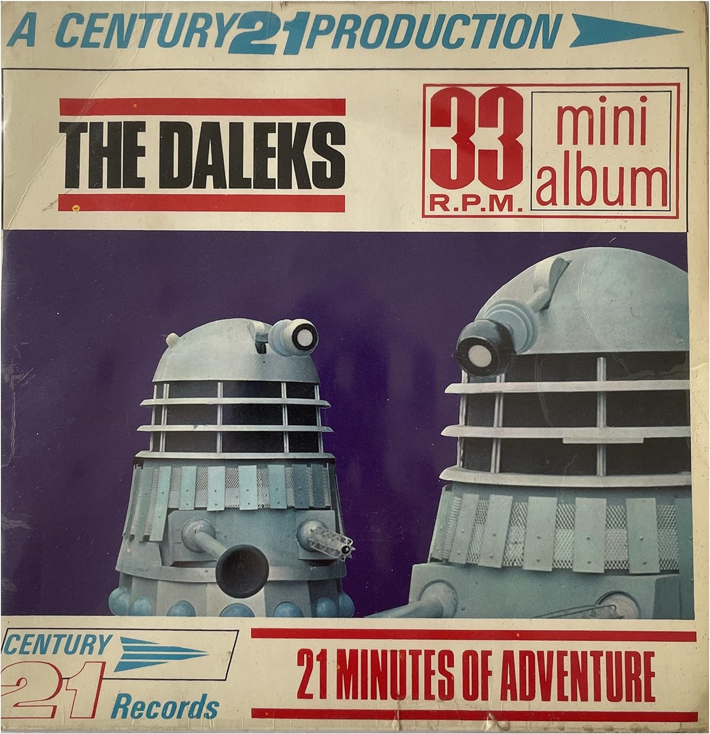 The cover of The Daleks 'mini album'