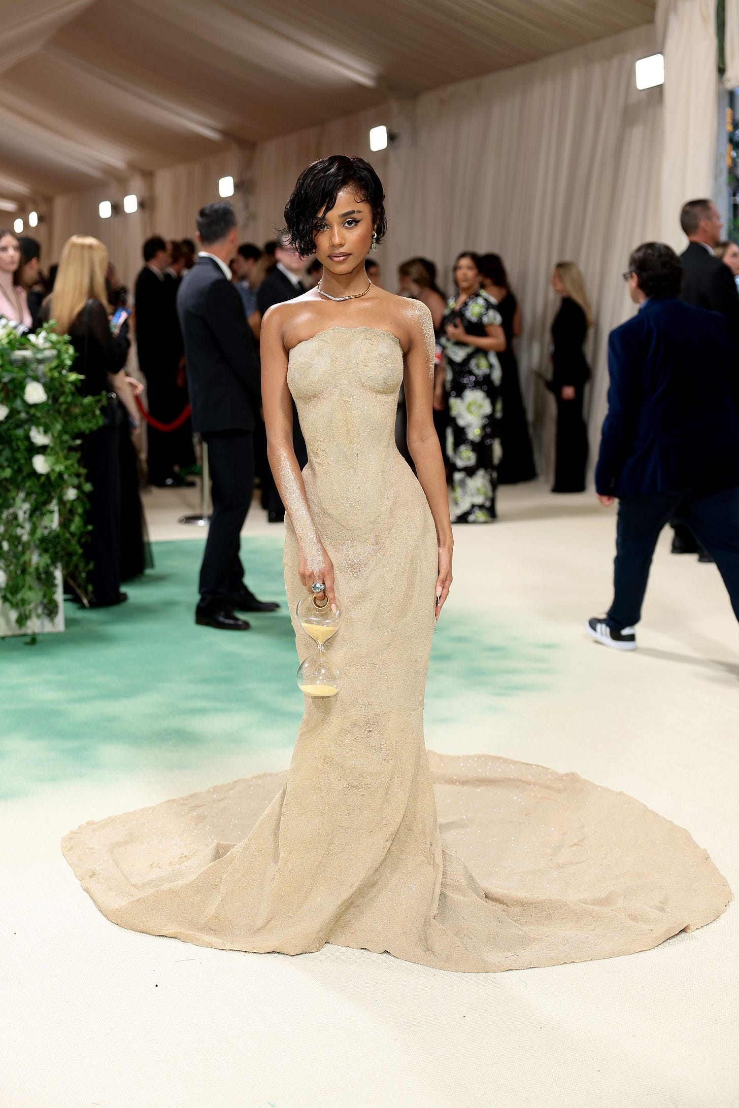 Tyla Wears A Sand Sculpture To The 2024 Met Gala | British Vogue