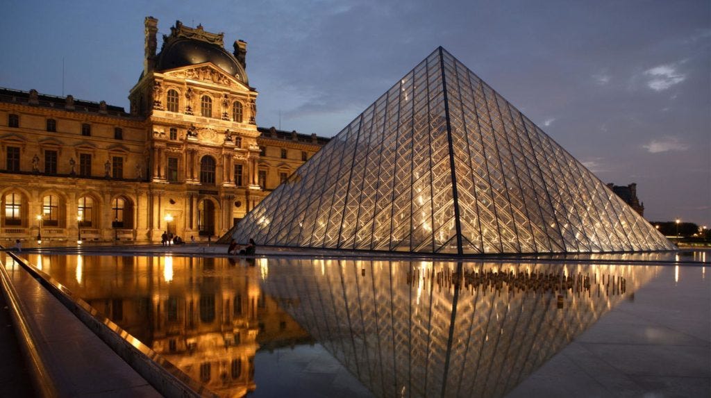 Pyramid Paris Louvre
